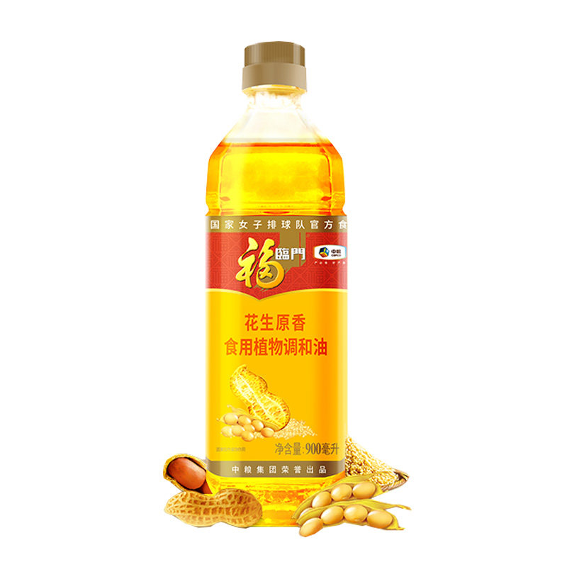 福临门 花生原香食用植物调和油 900ml-z图片