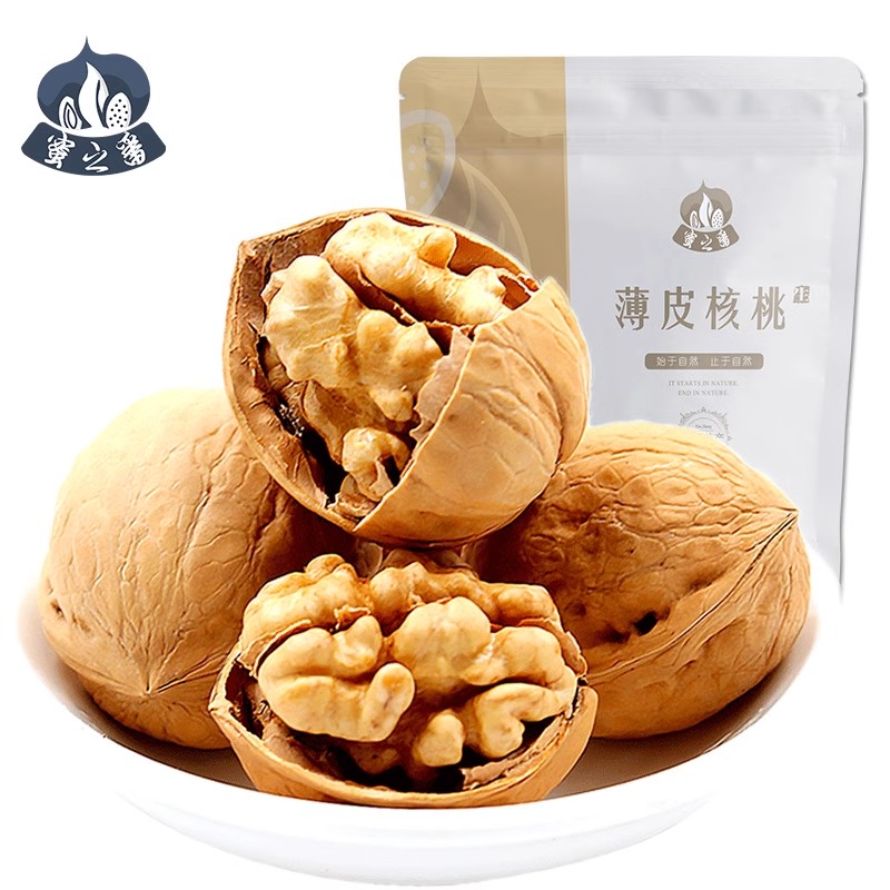 蜜之番阿克苏薄皮核桃零食 薄皮核桃500g*1袋