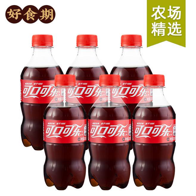 可口可乐300ml*6瓶碳酸饮料