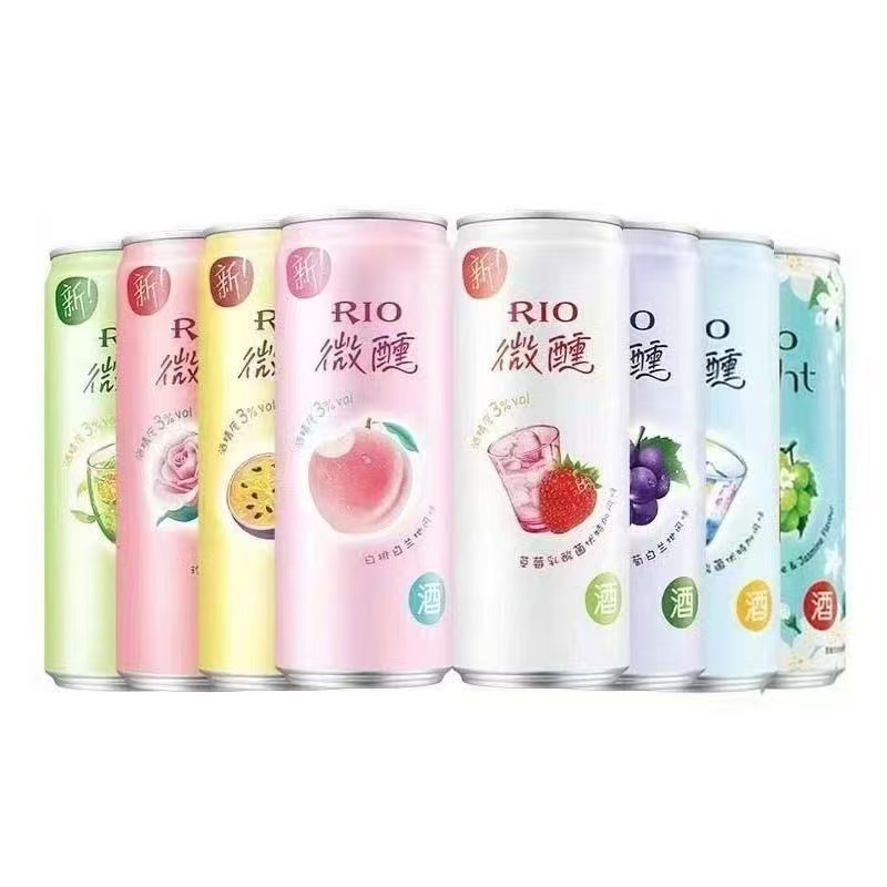 RIO锐澳鸡尾酒微醺3度多口味 330ml*3罐/8罐混合口味-TJB