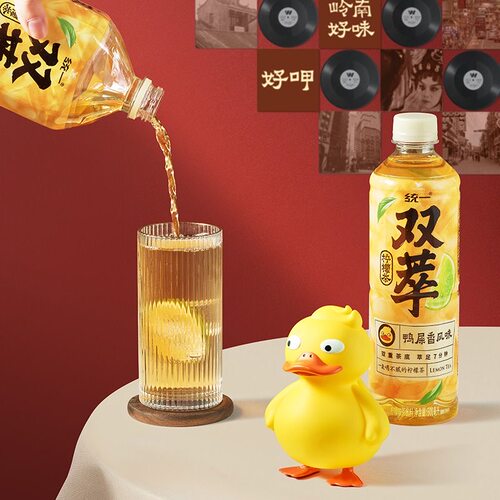 统一双萃柠檬味饮料 500ml*5瓶