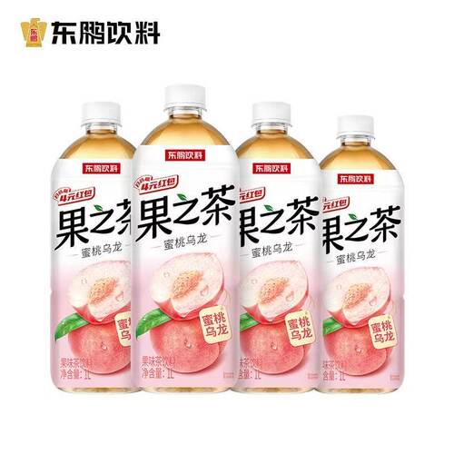 东鹏饮料果之茶 1L*2 蜜桃乌龙【kl】