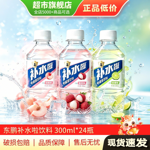 东鹏补水啦电解质水饮料300ml*24小瓶装运动饮料饮品旗舰店正品MY
