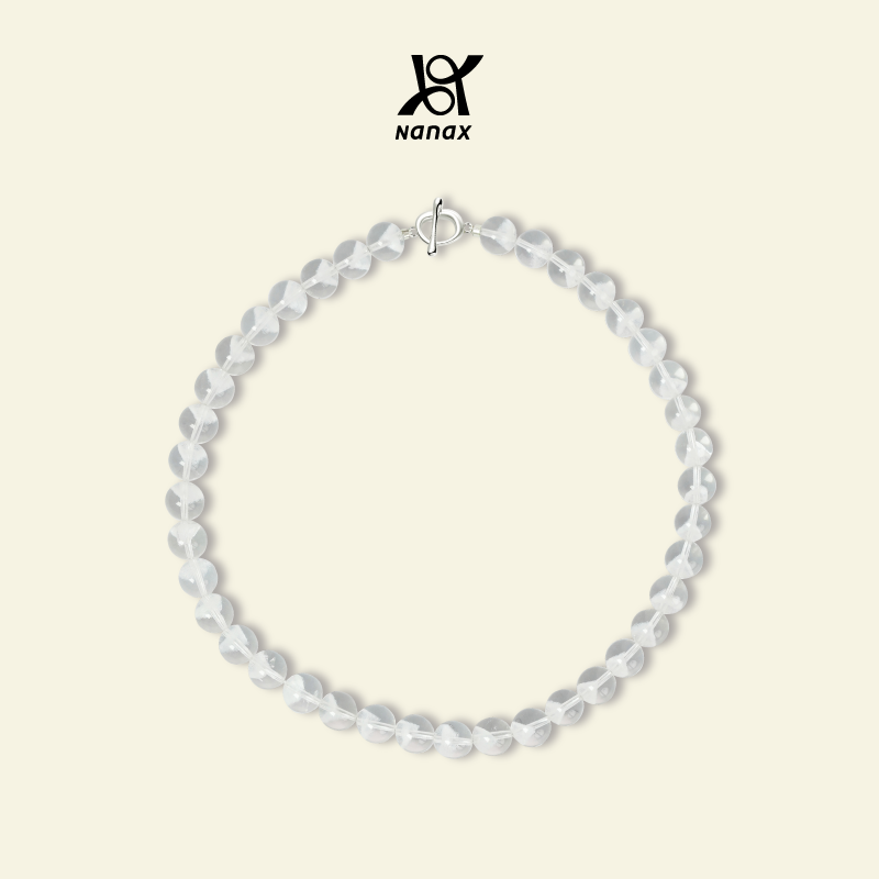 NanaX雪山项链宝塔白水晶