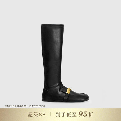 DYMONLATRY金属饰扣弹力乐福靴