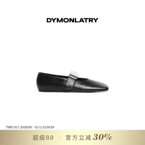 DYMONLOATRY金属带扣方头玛丽珍