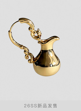 DYMONLATRY 2026SS新款古典水壶耳环女轻奢耳饰饰品配饰