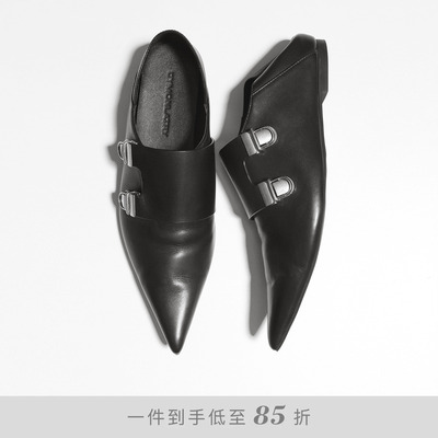 DYMONLATRY尖头平底女巫鞋