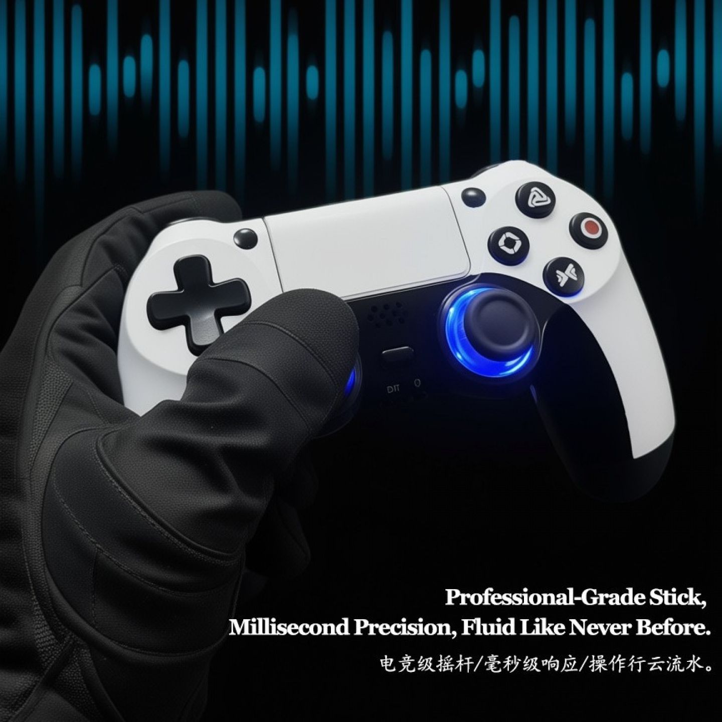 现货P4游戏手柄P4蓝牙无线游戏机霍尔摇杆双震动PC电脑游戏主机