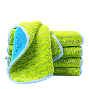 拖把布拖地毛巾平板拖把替换布吸水加厚地拖配件夹固式夹板拖布头