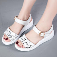 10 Girls' Sandals for Summer 2025, new style, children's leather fashion, Princess, Middle School students, summer style, girls' casual thumbnail 6