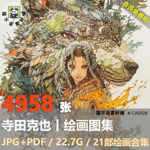 寺田克也画集插画动漫艺术线稿手稿卡通人物设定原画作品绘画素材