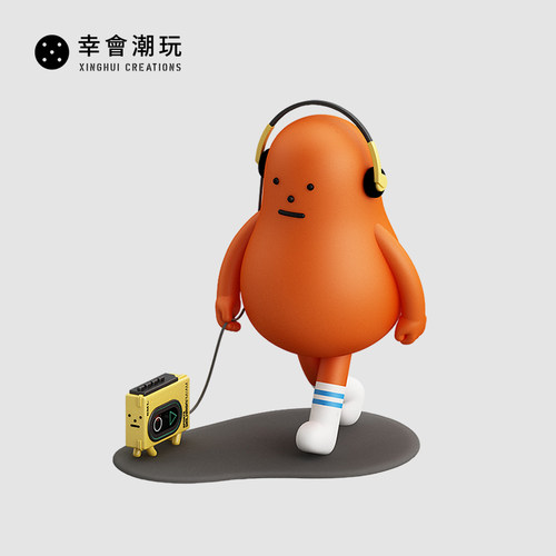 幸会潮玩黏黏怪物研究所盲盒手办