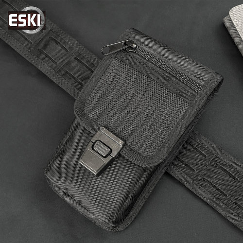 ESKI爱斯战术穿皮带手机包卡包保护套尼龙包防水耐磨执勤挂腰包