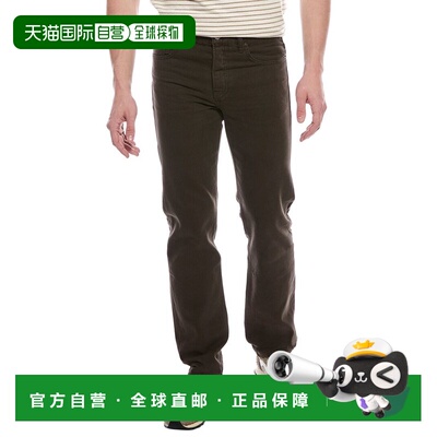 自营frame denimFRAME The Straight Dark Brown Jean - brown 美