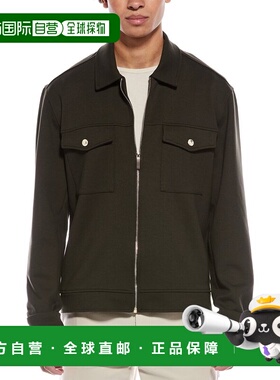 自营Reiss Medina Shirt - green 美国奥莱直发外套