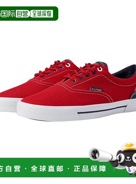 自营Tommy Hilfiger Pallet 11 Sneakers Red White Low Top Casu