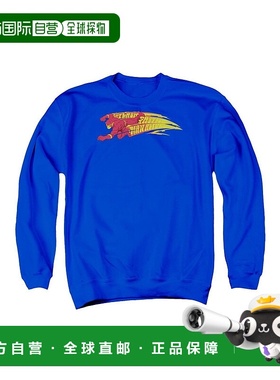 自营 gildanDC Comics Flash 史上快的人成人圆领运动衫 - 宝蓝色