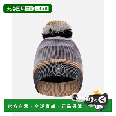 自营deux par deuxKnit Hat Gray with Mountains - gray with mo
