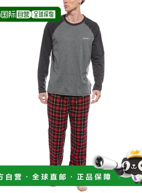 自营Eddie Bauer 2件套睡衣-红色 美国奥莱直发