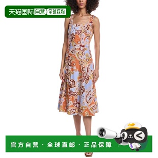 自营tyler boe Ginny Midi Dress - multi 美国奥莱直发连衣裙