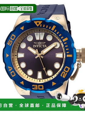 自营Invicta Men's Pro Diver 51mm Blue Quartz Watch - blue 美