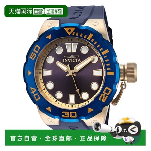 Blue 美 blue Watch Quartz 51mm Diver Pro Men 自营Invicta