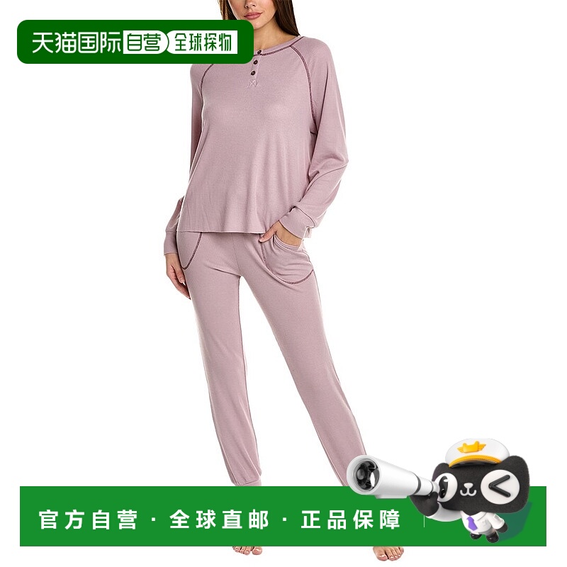 自营Honeydew 2pc Fall Back Lounge Pant Set - multi 美国奥莱