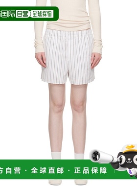 1h可退 香港直邮潮奢 Ami Paris 女士 白色 Cotton Elasticated