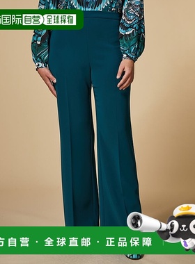 自营marina rinaldiRODI-深绿色 美国奥莱直发阔腿裤西装裤