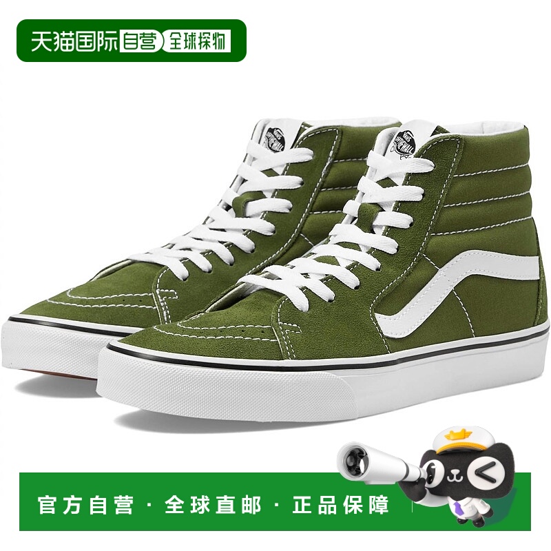 自营vans女士Sk8高色理论运动鞋在Pesto-Pesto 美国奥莱直发