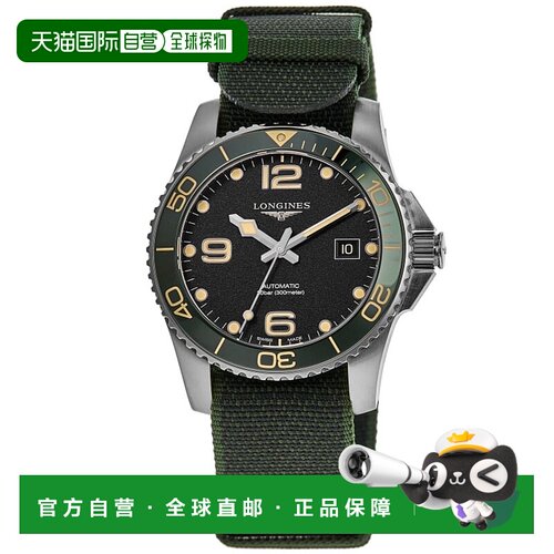 自营Longines HydroConquest Automatic 41mm Black Dial Fabric