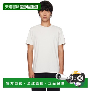 盟可睐 Moncler 男士 灰色水洗 J20918C 1h可退 T恤 香港直邮潮奢