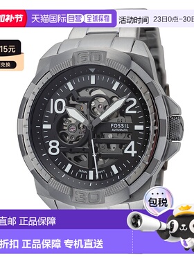 自营Fossil Men's Bronson 48mm Quartz Watch - black 美国奥莱