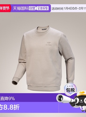 加拿大直邮始祖鸟Emblem Fleece 男款户外圆领抓绒套头长袖卫衣