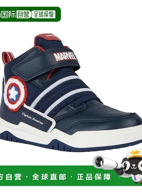 自营Geox Perth Captain America High Top Sneaker - blue 美国