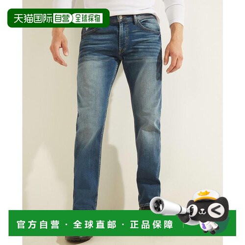 1h可退 【美国直邮】GUESS|男士环保常规直筒牛仔裤