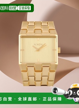 自营Nixon Ticket II 全金 34 毫米手表 A1262-502 美国奥莱直发