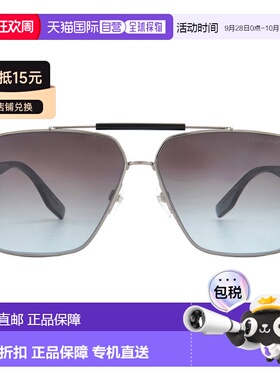 自营Marc Jacobs Grey Blue Gradient Navigator Men's Sunglasse