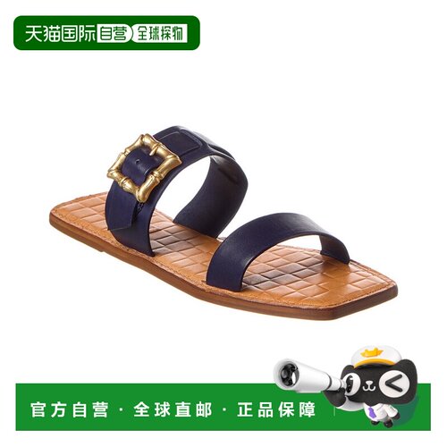自营Schutz Enola Double Leather Sandal - midnight blue 美国