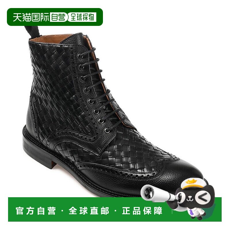 1h可退 【美国直邮】Taft Men s Saint 手工编织真皮翼尖时装靴