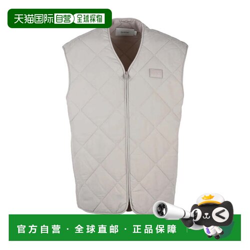 自营calvin klein jeansBeige Polyamide Men Zip Vest - grey 美
