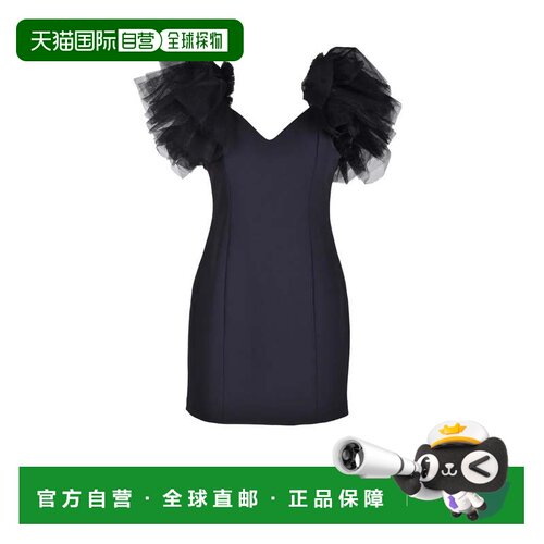自营pinkoBlack Dress Polyester Elastane - black 美国奥莱直发