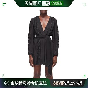 【美国直邮】the kooples 女士 连衣裙长袖女装蕾丝百褶