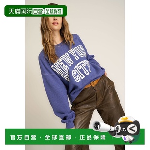 深靛蓝 t纽约市大运动衫 美国奥莱直发 social 自营project
