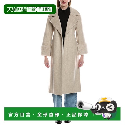 自营Anne Klein Coat - Beige 外套美国直发奥莱