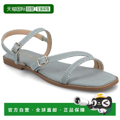 自营journee collectionJournee Women's Brianna Sandals - sky