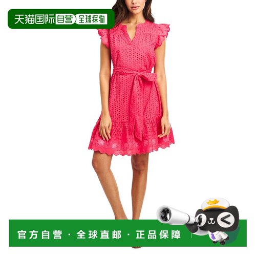 自营roller rabbitRoler RABBIT MALINA EYELET OZRA连衣裙-覆盆