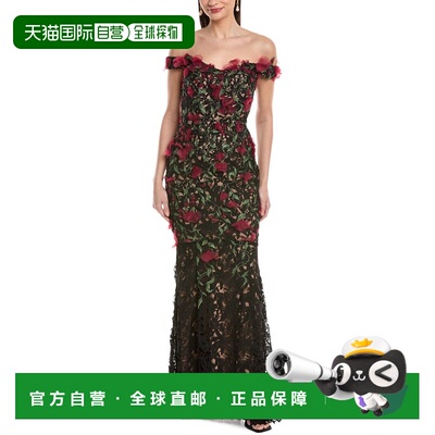 自营Marchesa Notte Gown - pink 美国奥莱直发连衣裙长裙包臀裙