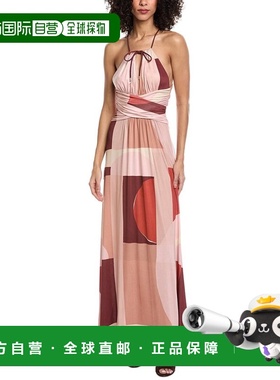 自营ba&sh Robe Moas Dress - red 美国奥莱直发